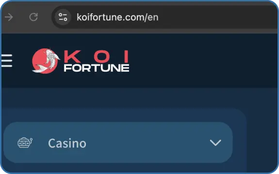 Koifortune 카지노 등록 단계 1 Koifortune 카지노 등록 단계 1